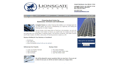 Desktop Screenshot of lionsgatefinance.com